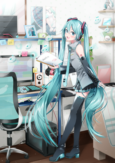 初音未來 從精美圖片到電腦動(dòng)漫制作的魅力之旅